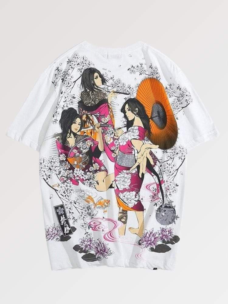 T-Shirt Japonais Geisha 'Niigata'