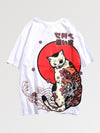 T-Shirt Japonais 'Koi x Neko'