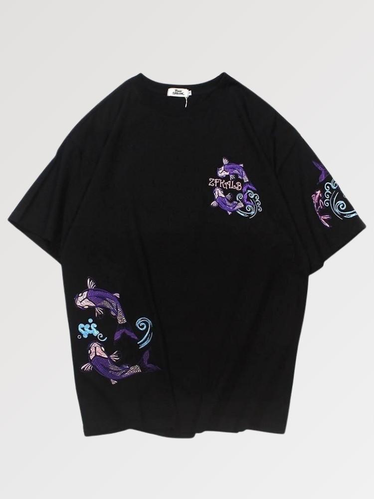 T-Shirt Motif Japonais 'Matsubara'