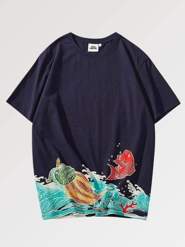 T-Shirt Oiseau Japonais 'Ginowan'