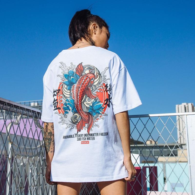 T-Shirt Poisson Japonais 'Yokote'