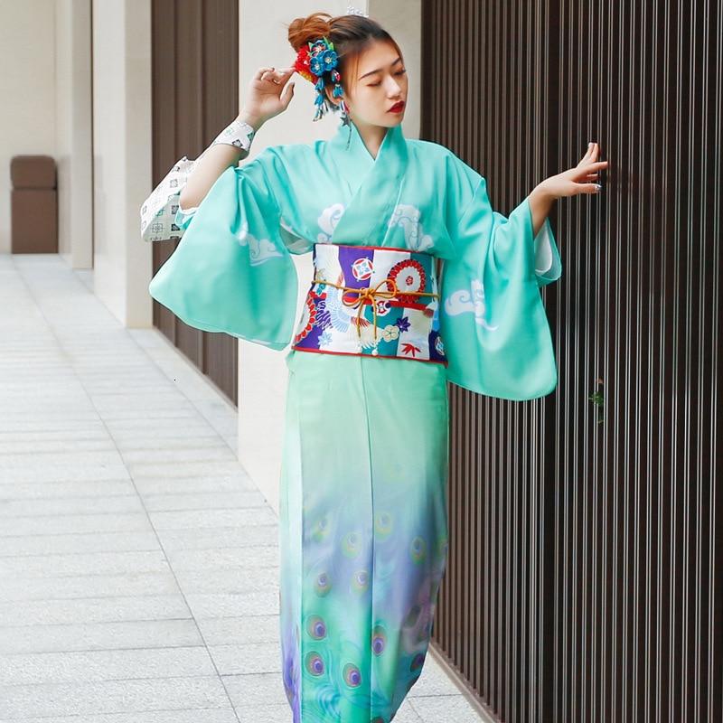 Traditional Blue Geisha </br> Women's Kimono