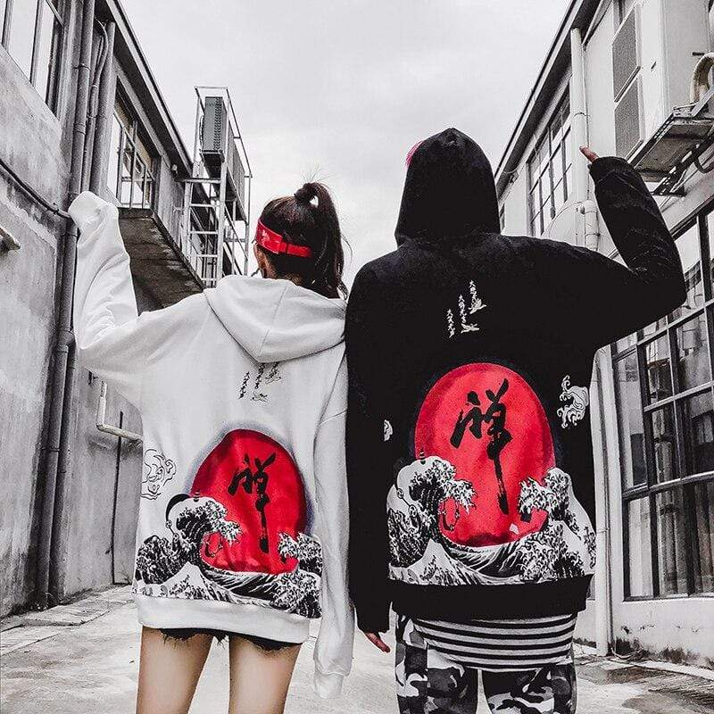 Ukiyo Wave Japanese Hoodie
