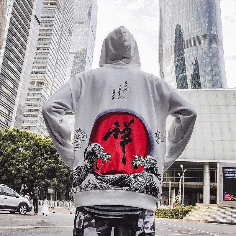 Ukiyo Wave Japanese Hoodie