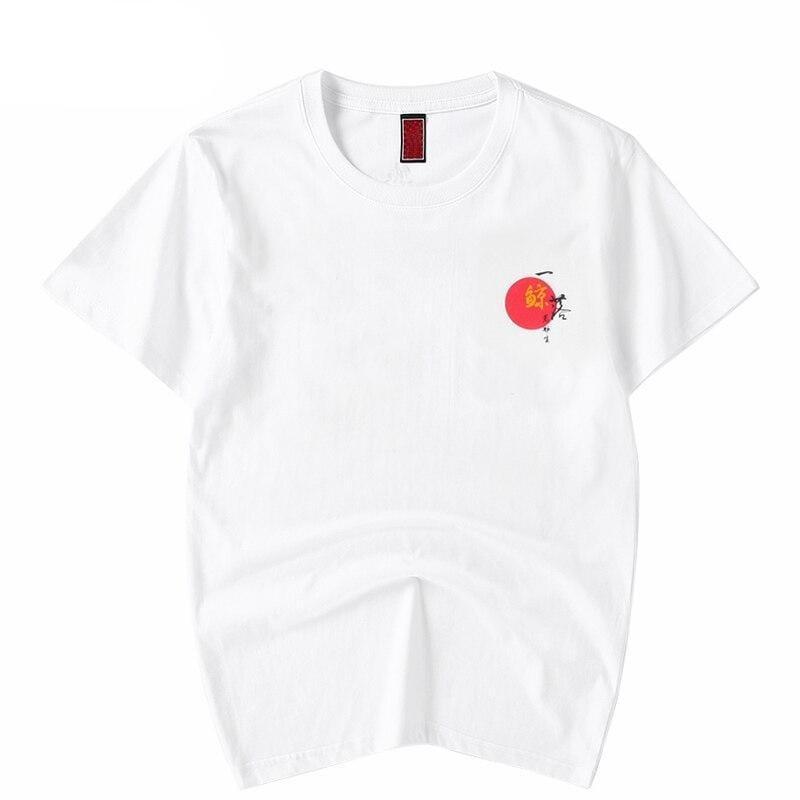 Whale in Raging Ocean </br> Japanese T-Shirt