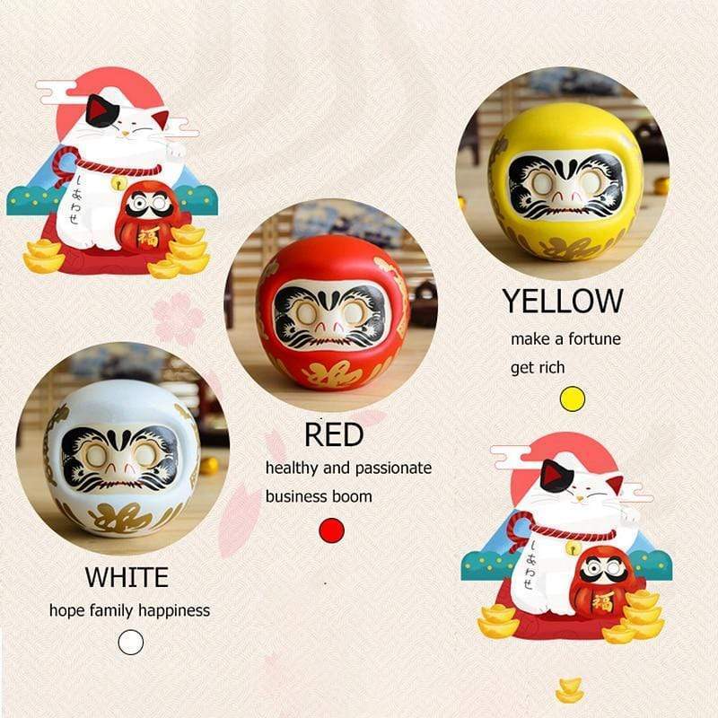 White Daruma Doll