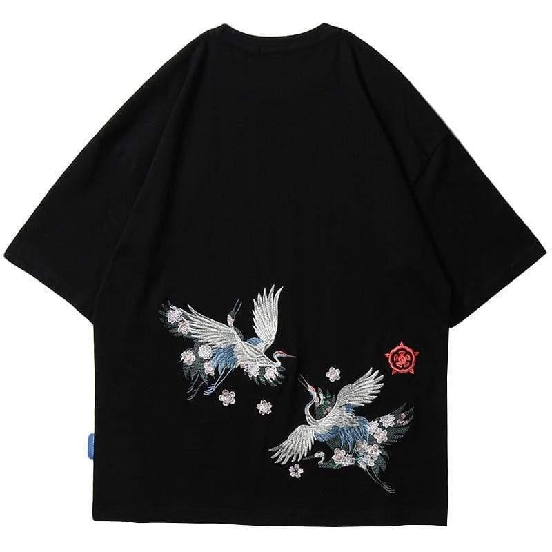 Wonderful Flying Crane T-Shirt </br> Japanese T-shirt