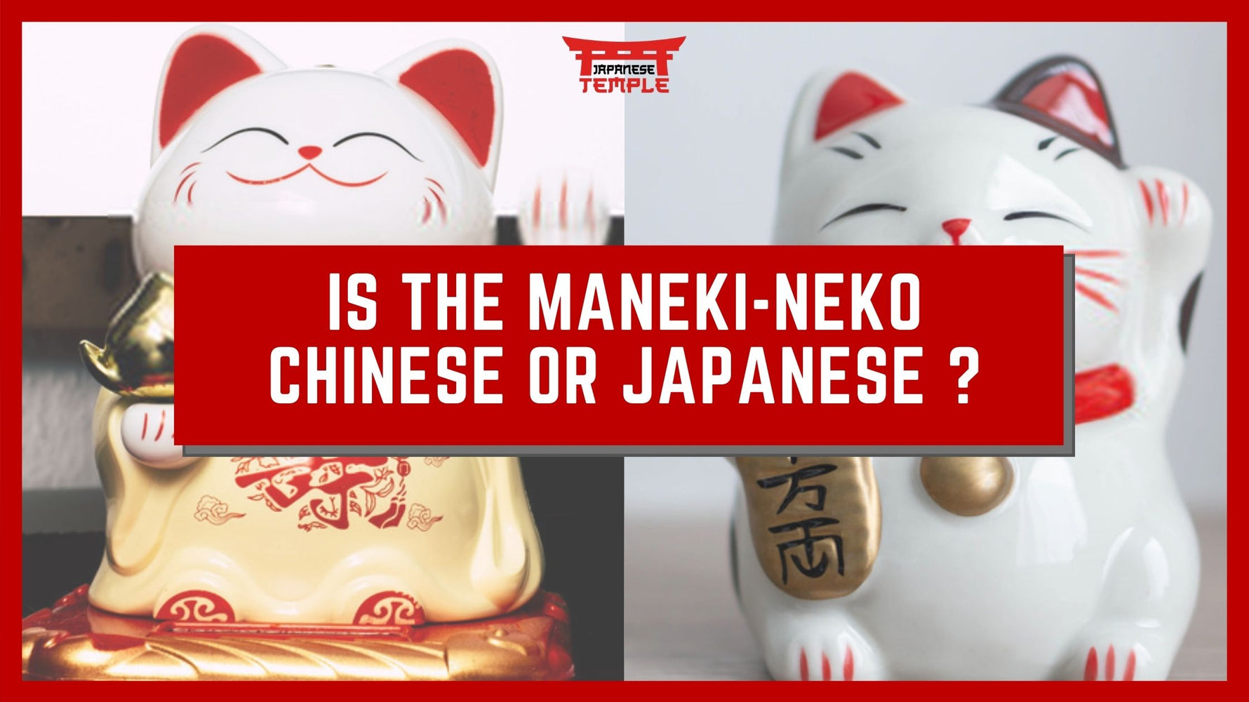 Maneki neko chinese japanese