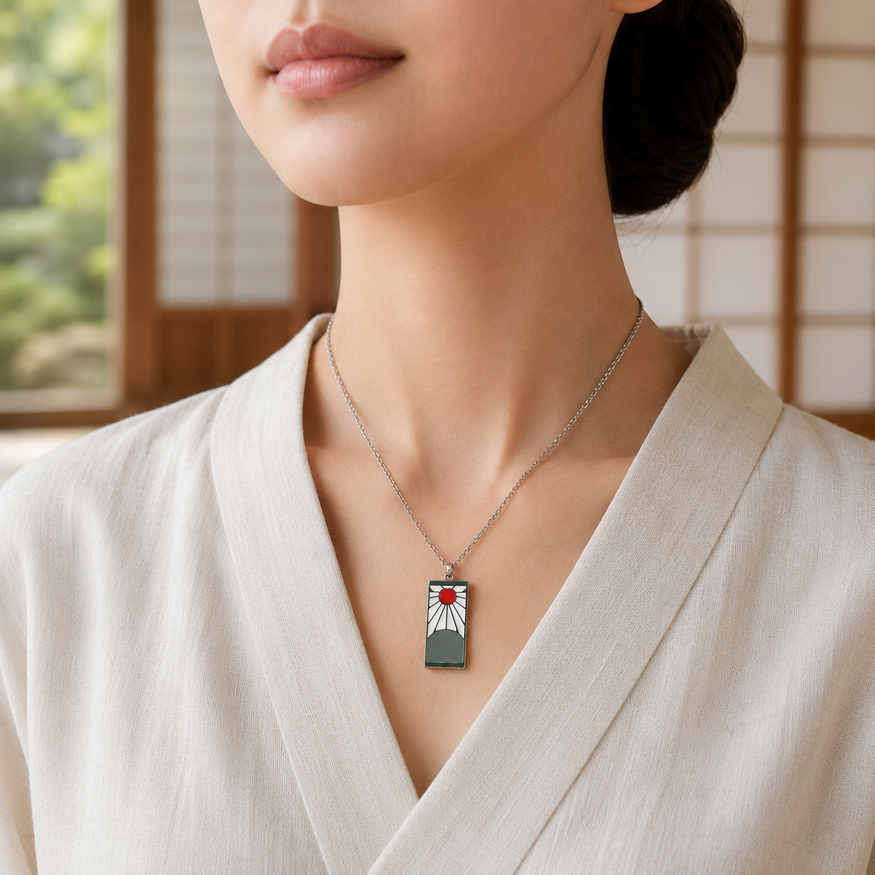 Demon Slayer Hanafuda Necklace