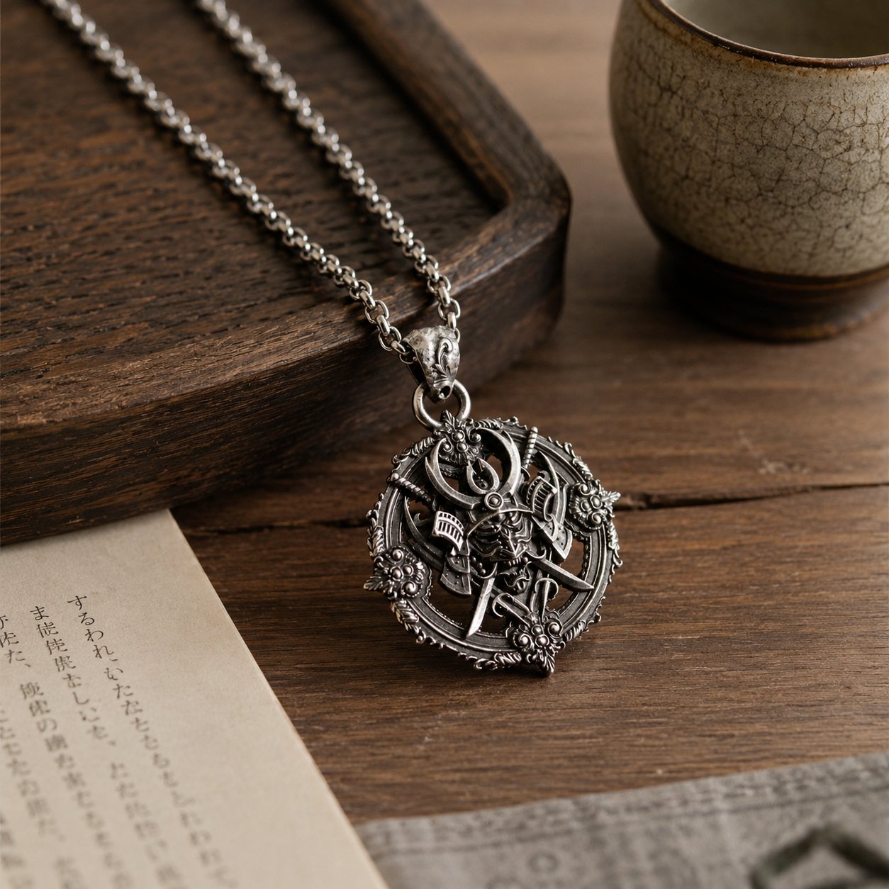 Japanese Samurai Necklace