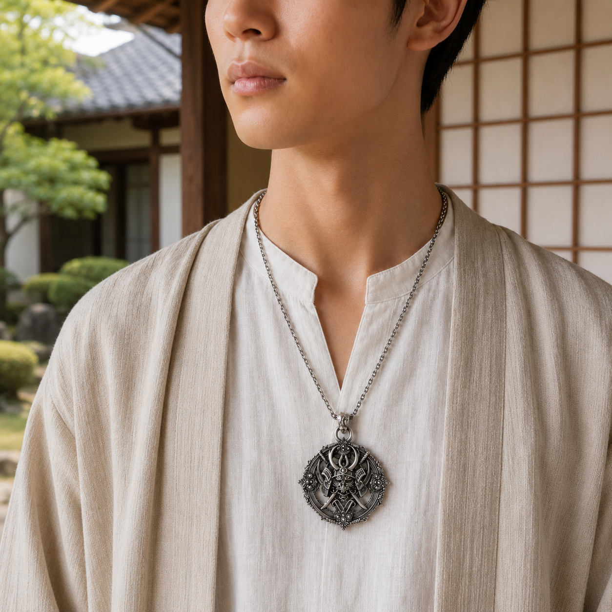 Japanese Samurai Necklace