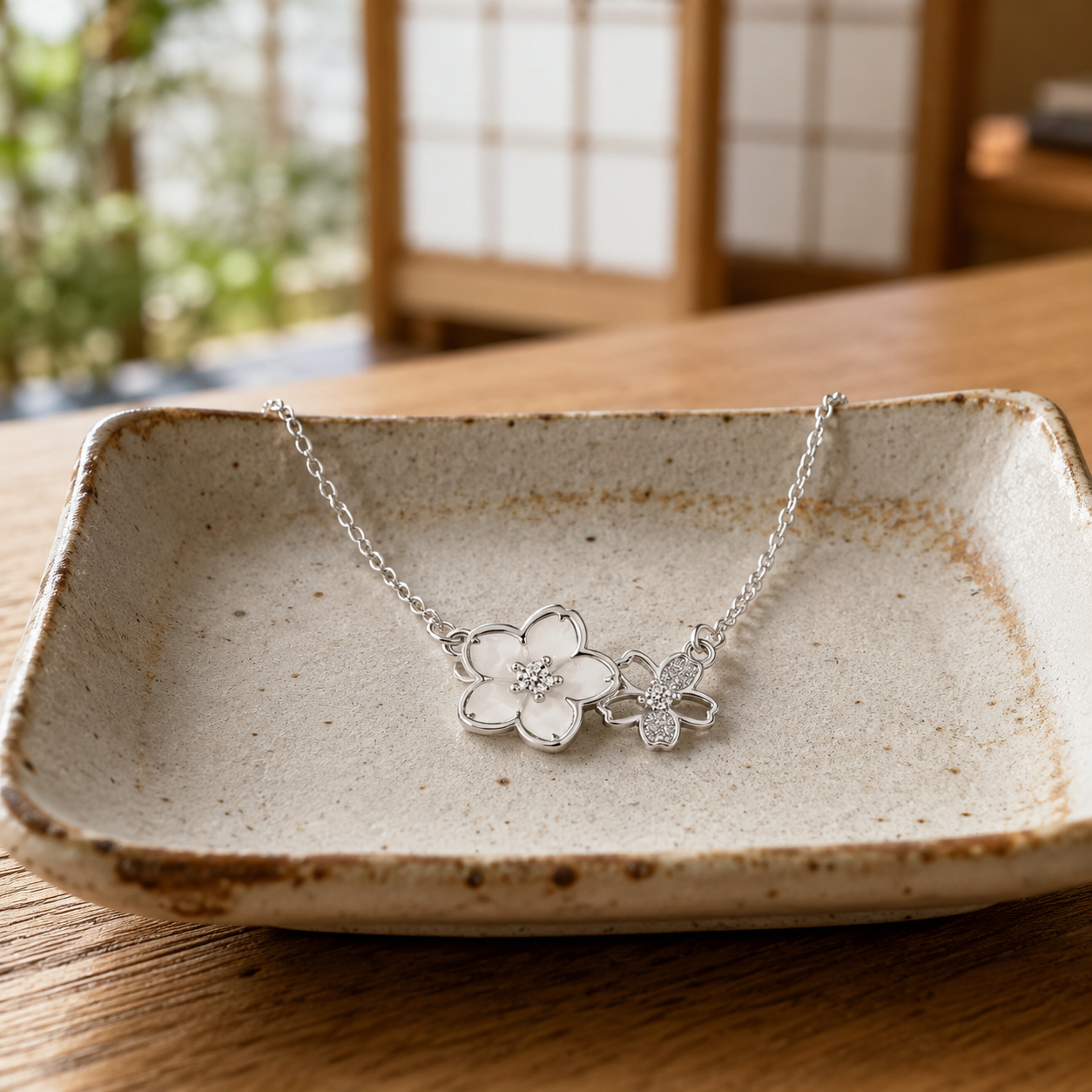Japanese Sakura Necklace