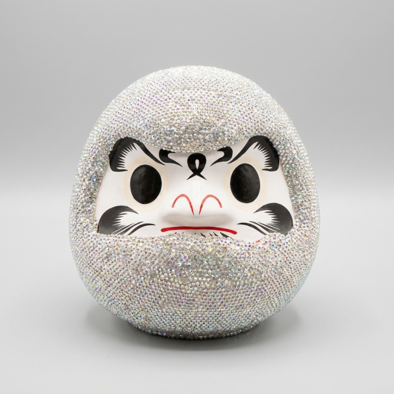Crystal Daruma Doll