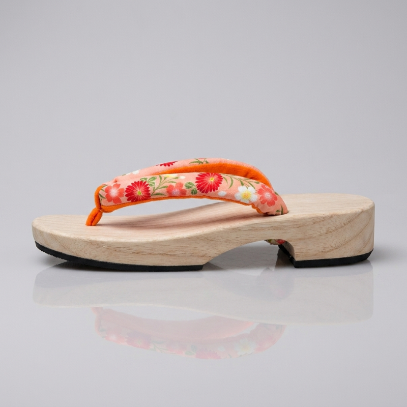 Japanese Orange Womens Geta
