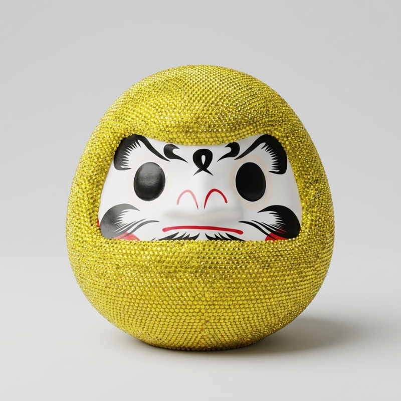Gold Daruma Doll