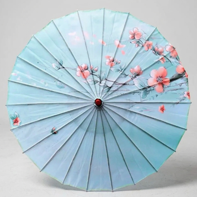 Mint Cherry Blossom Umbrella