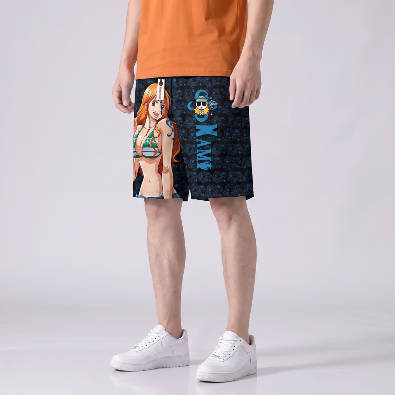 Men's One Piece Nami Print Shorts
