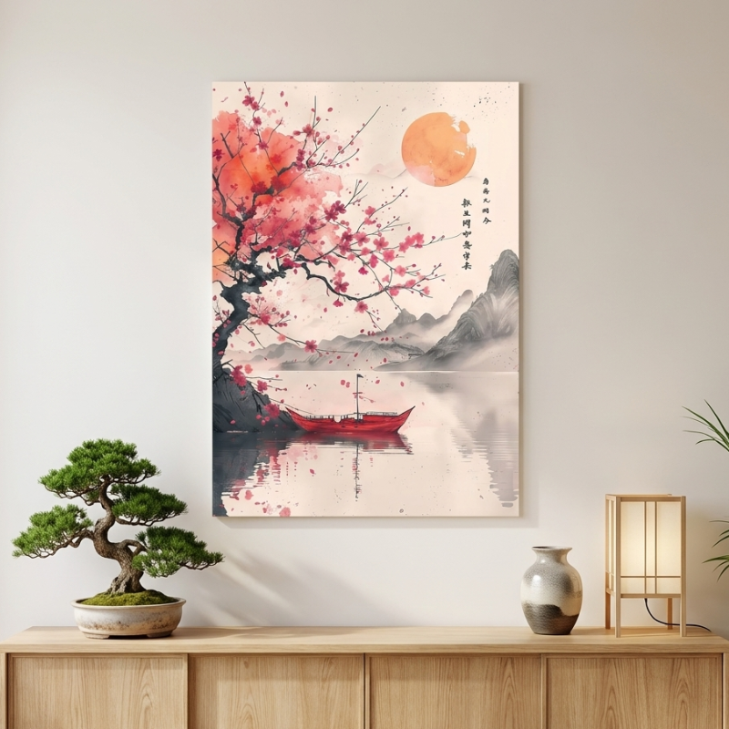 Cherry Blossom Painting