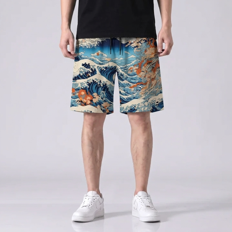 Great Wave Beach Shorts