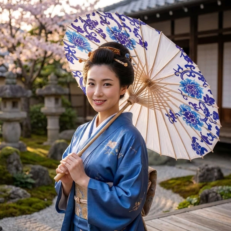 Porcelain Wagasa Umbrella