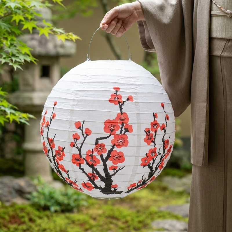 Japanese Cherry Blossom Lantern