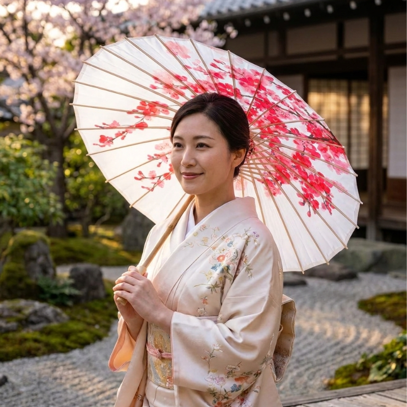 Cherry Blossom Umbrella