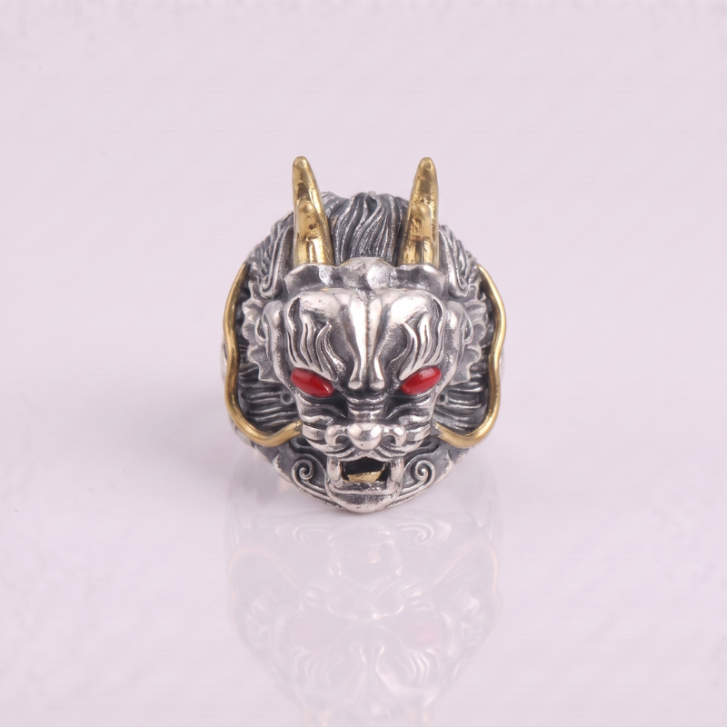 Japanese Dragon Head Ring