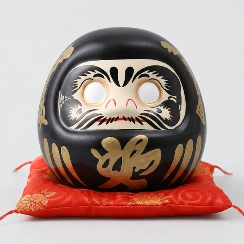 Japanese Black Daruma Doll