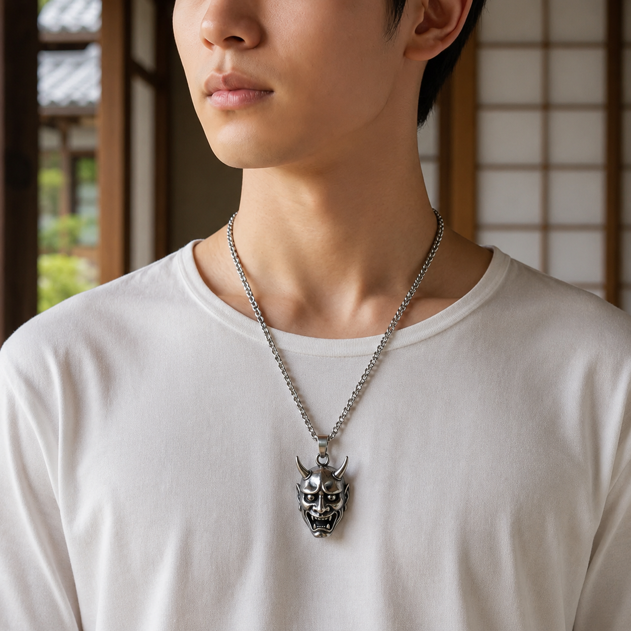 Hannya Japanese Necklace