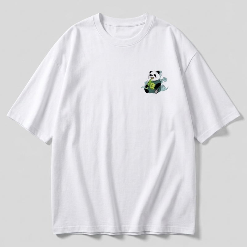 Panda Eat Bamboo Oversized T-shirt