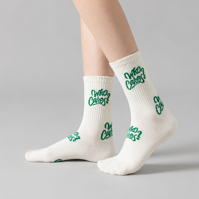Harajuku Letter Crew Socks