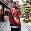 Wings Embroidery Bomber Jacket