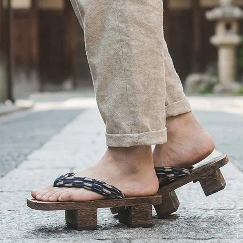 Traditional Men Geta Sandals