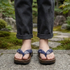 Blue Japanese Geta Sandals