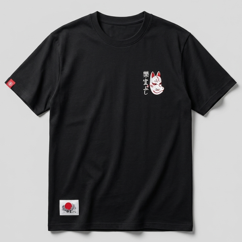 Ninja Cat Japanese T-Shirt