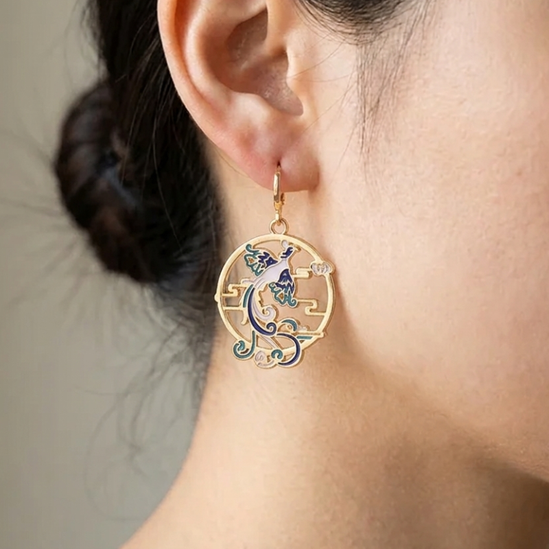 Phoenix Hoop Earrings