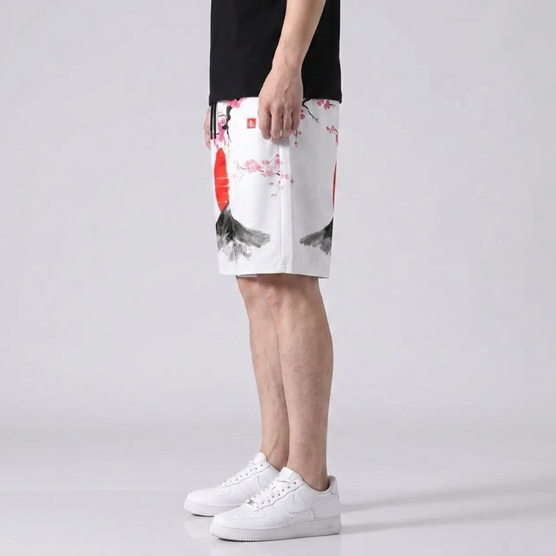 Mount Fuji Beach Shorts