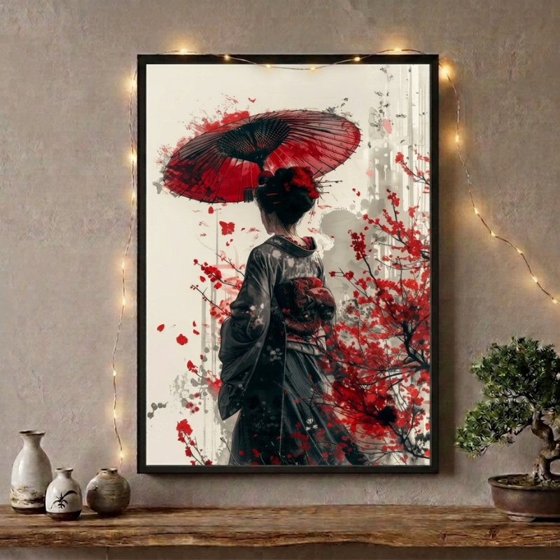 Geisha Painting