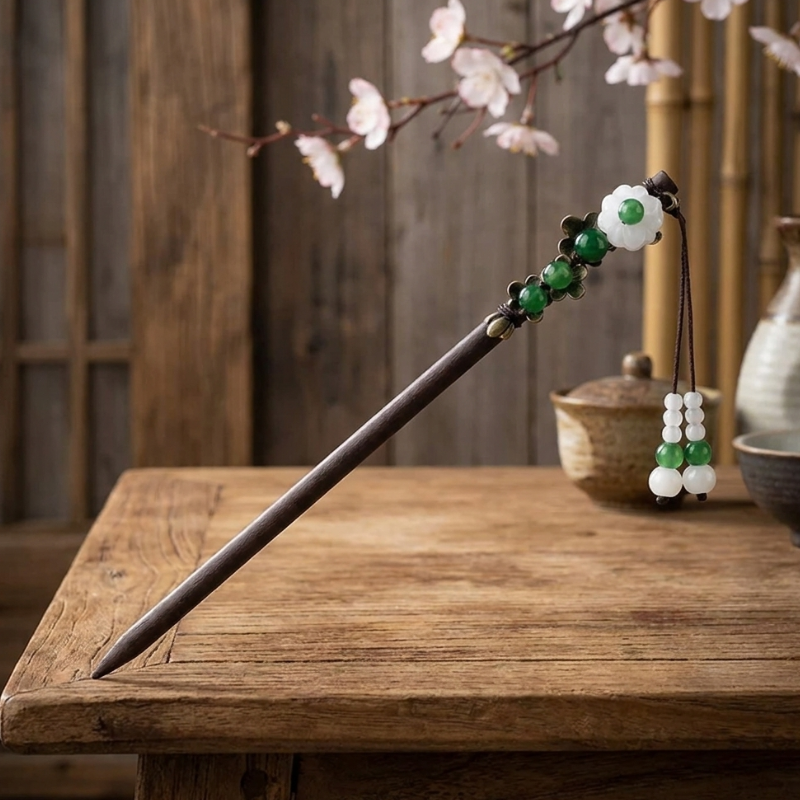 Ume Kanzashi Hairpin