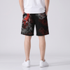 Men's Japanese Geisha Print Shorts