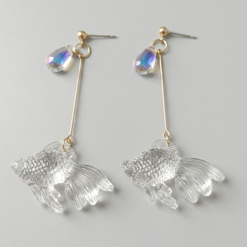 Goldfish Drop Earrings