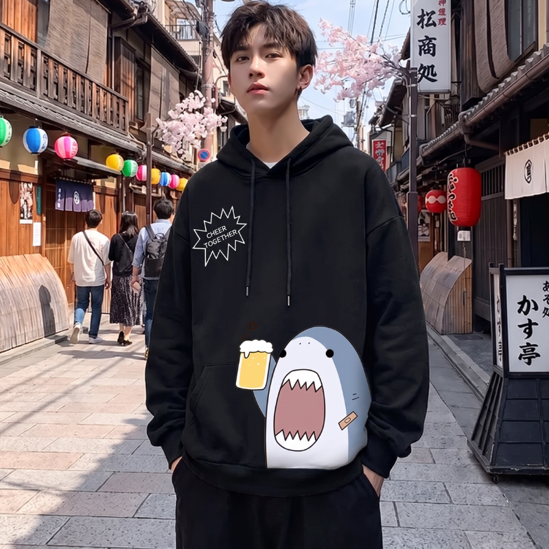 Japanese Shark Beer Hoodie