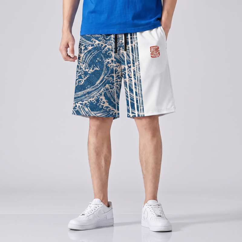 Great Wave Off Kanagawa Shorts