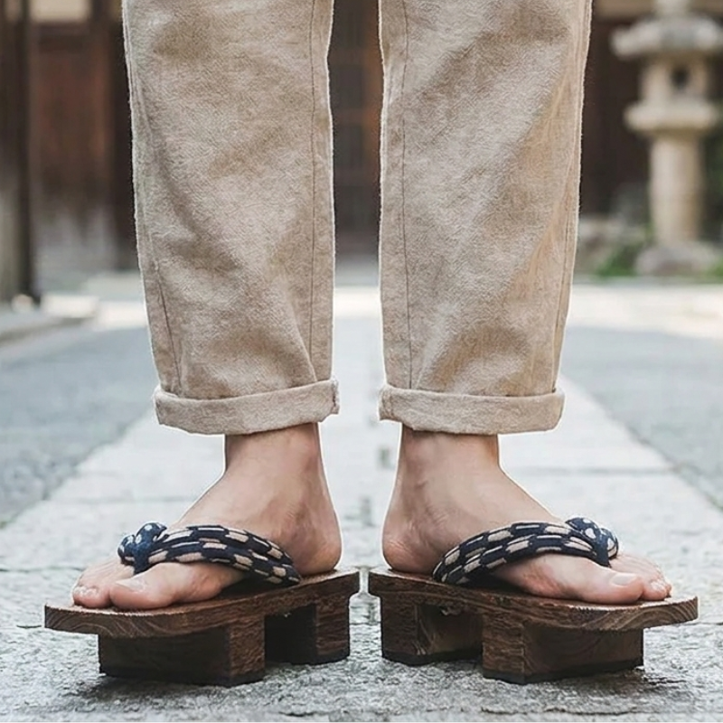 Traditional Men Geta Sandals