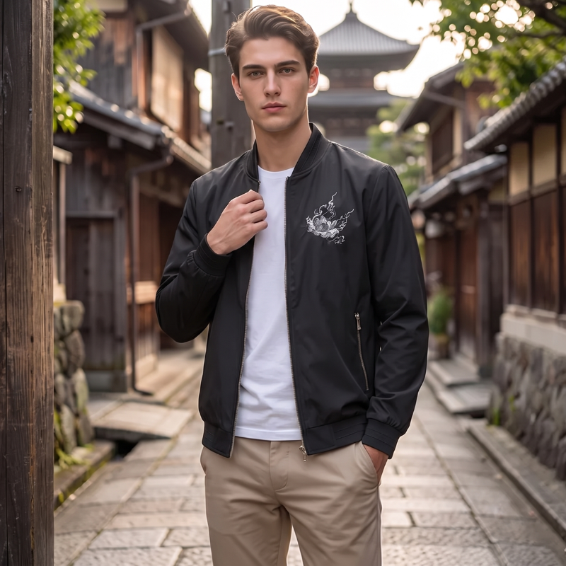 Embroidered Sukajan Bomber Jacket