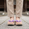 Purple Japanese Geta Sandals