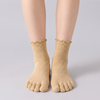 Women's Ruffle Five-Toe Socks