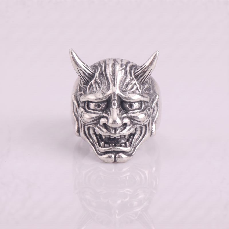 Japanese Hannya Mask Ring