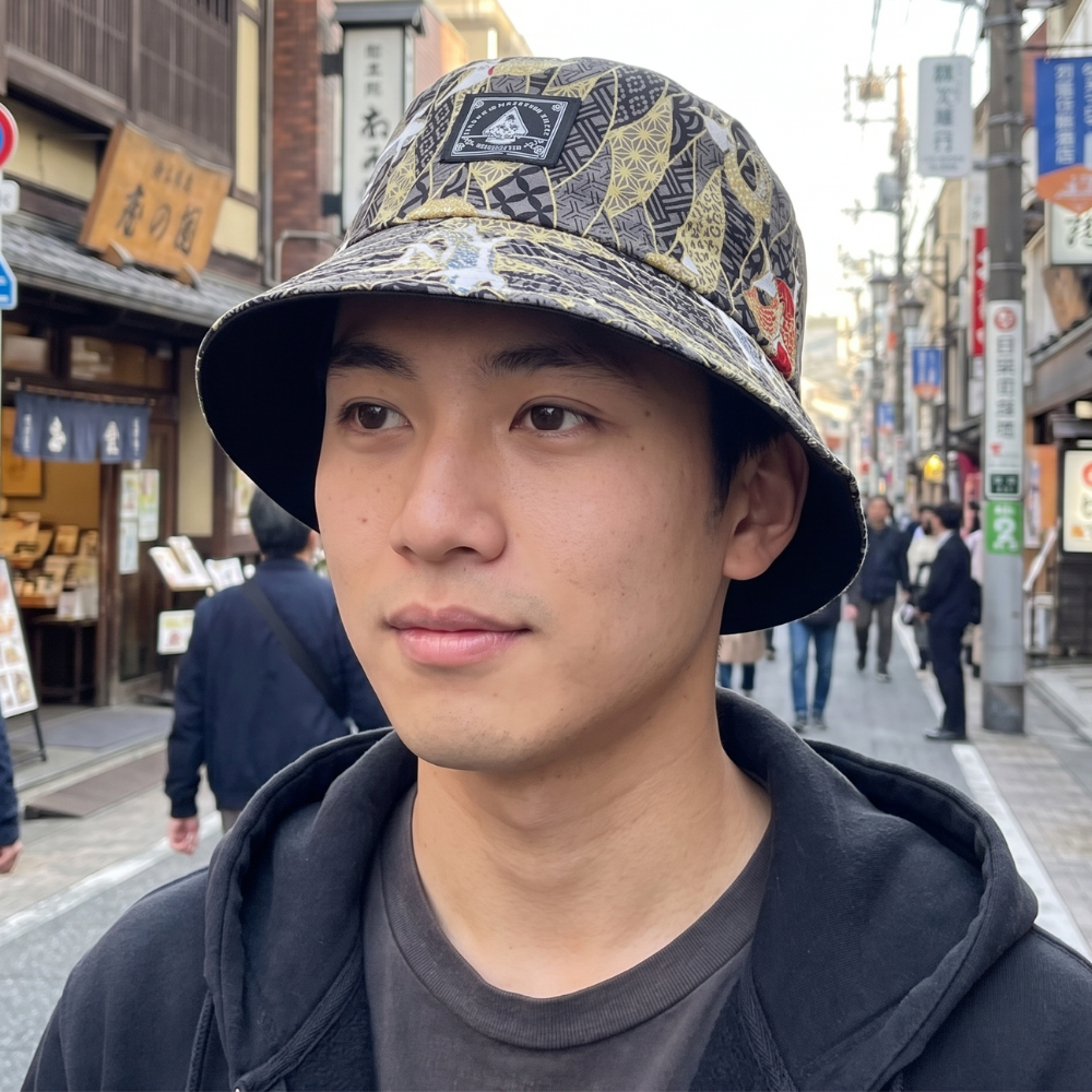 Japanese Koi bucket hat