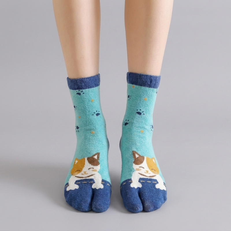 Kawaii Cat Tabi Socks